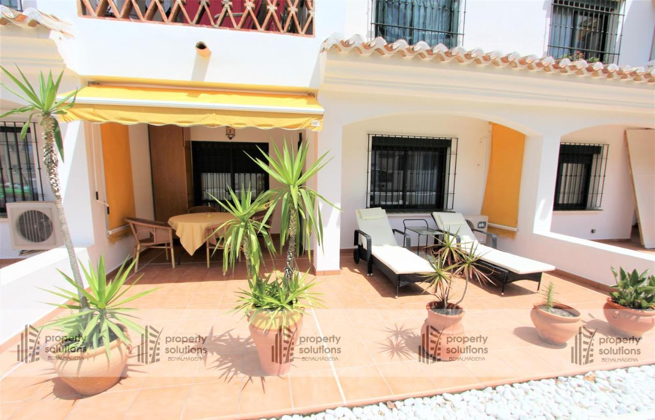 Pueblo Del Parque 3 - Terraza Soleada Con Jardin - Piscina Y Playa - Urbanizacion Tranquila Leilighet Benalmádena Eksteriør bilde