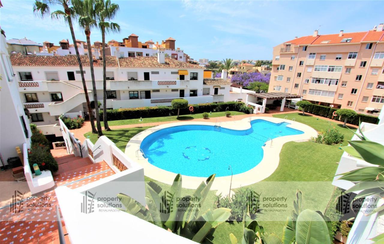 Pueblo Del Parque 3 - Terraza Soleada Con Jardin - Piscina Y Playa - Urbanizacion Tranquila Leilighet Benalmádena Eksteriør bilde