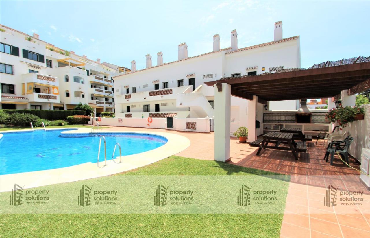 Pueblo Del Parque 3 - Terraza Soleada Con Jardin - Piscina Y Playa - Urbanizacion Tranquila Leilighet Benalmádena Eksteriør bilde